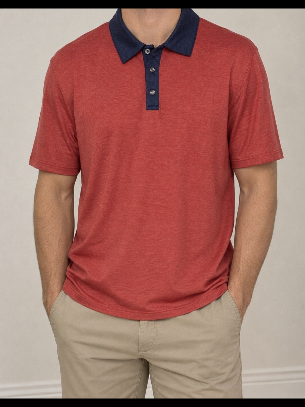 Pebble Beach Lone Cypress Men's 2XL Performance Golf Polo